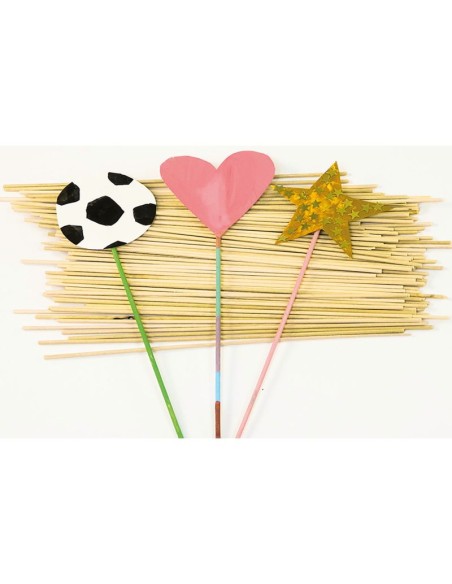 Bolsa 100 Sticks redondo natural