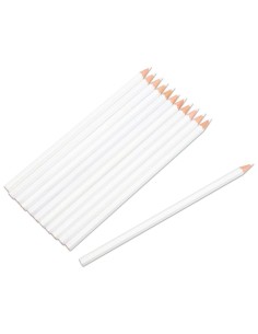 Pack 12 Lápices blancos pizarras negras