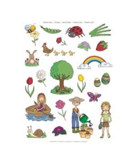 Gomets temáticos la primavera