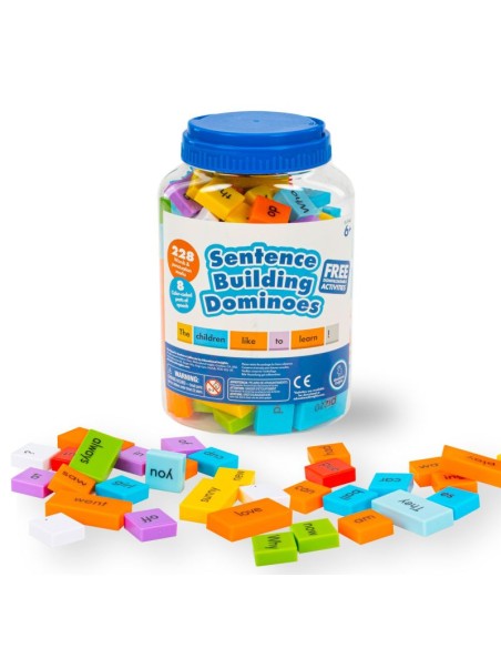 Dominó construye frases inglés. Learning