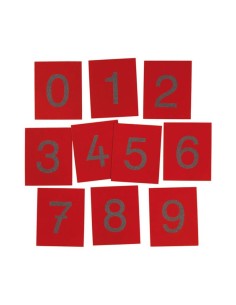 Números Lija del 0 al 9