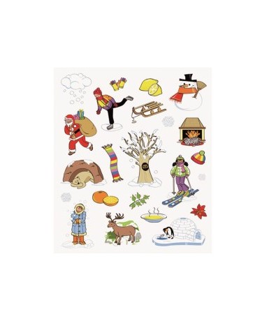 Gomets temáticos el invierno