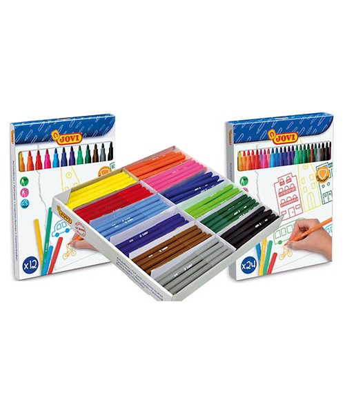 Rotulador Jovi punta fina - 144 uds. 2