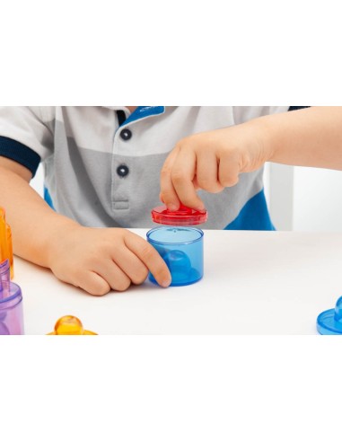 Frascos translúcidos