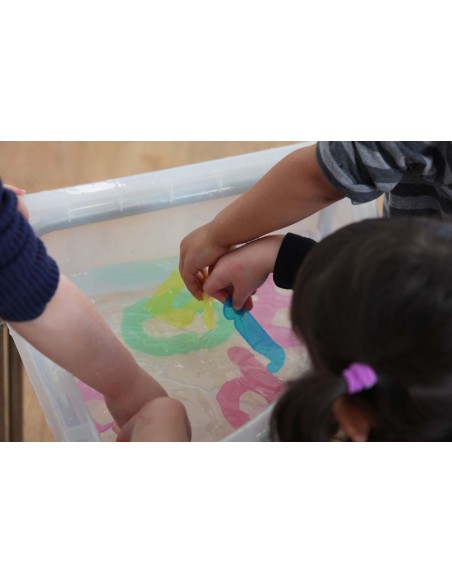 Letras minúsculas táctiles