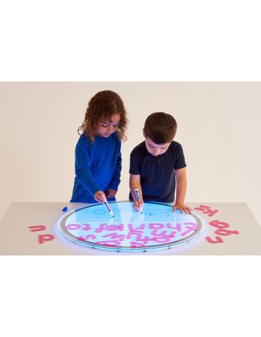 Letras minúsculas táctiles