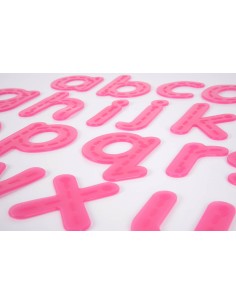 Letras minúsculas táctiles