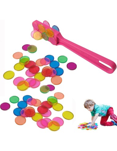 Fichas magnéticas transparentes (pala no incluida)