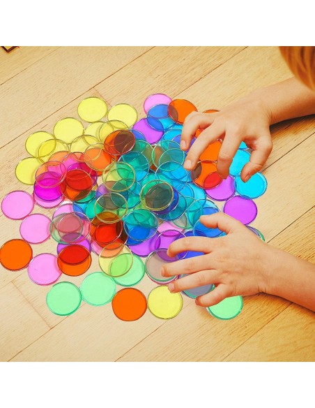 Fichas magnéticas transparentes (pala no incluida)