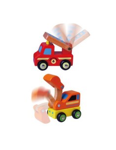 Mini vehículos madera