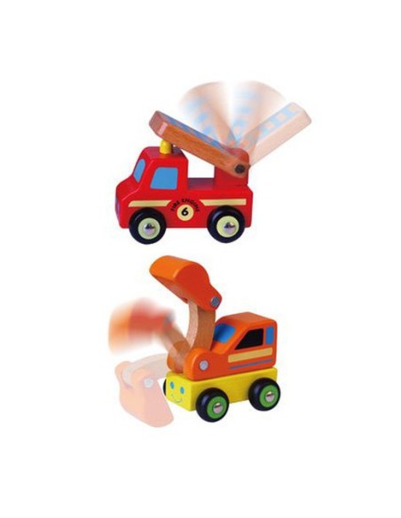 Mini vehículos madera