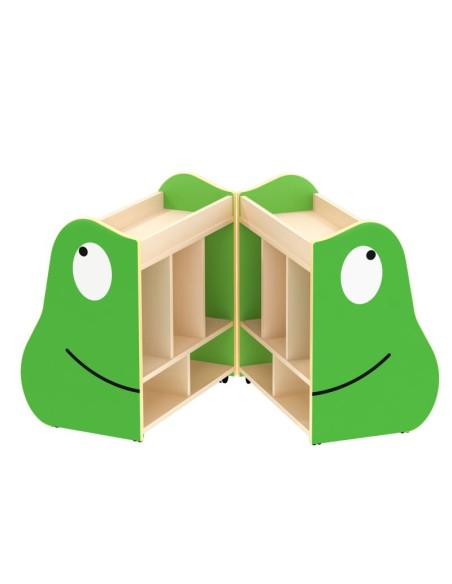 Estantería doble rana