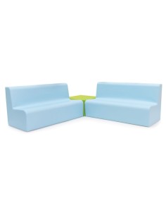 Conjunto 2 sofás + rinconera - Pequeño