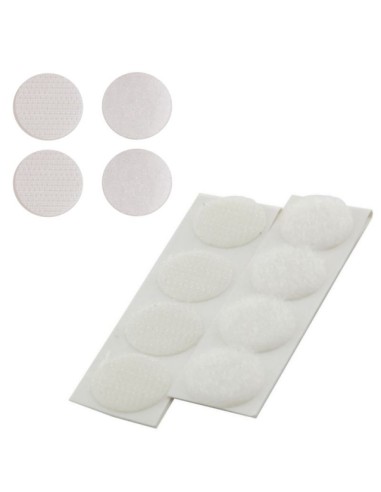 Puntos velcro adhesivos