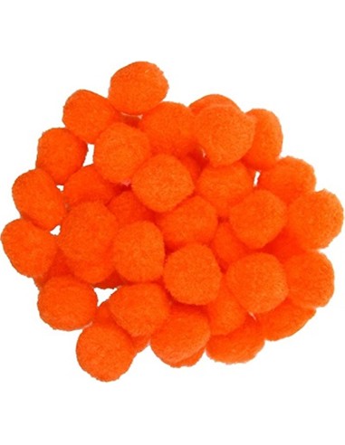 Pompones naranjas