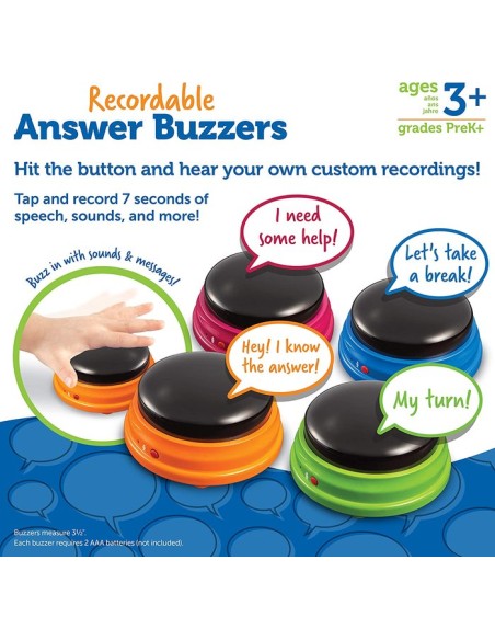 Set 4 pulsadores respuesta