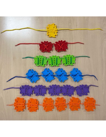 Conecta las mariposas 60 piezas