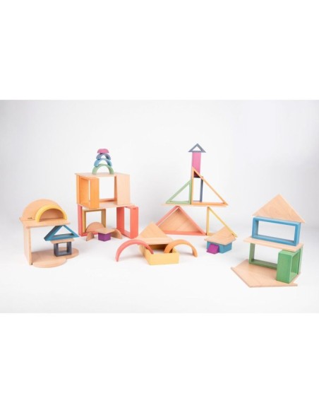 Montessori Rainbow Architect set