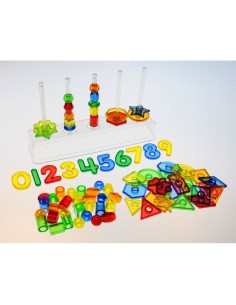 Gran ábaco colores, números y formas translúcidas