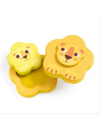 Kimani 5 animales salvajes. Djeco