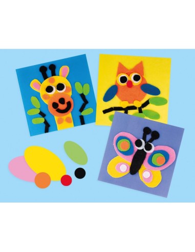 54 Láminas fieltro 30x20 cm.