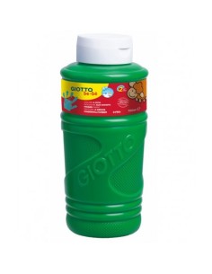 Pintura de dedos Giotto 750 ml. Verde