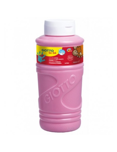 Pintura de dedos Giotto 750 ml. Rosa