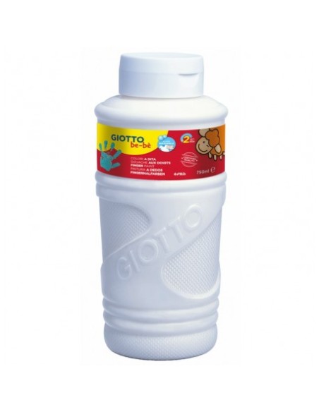 Pintura de dedos Giotto 750 ml. Blanca