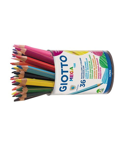 Bote de 36 mega tri col. surtidos