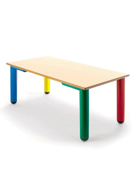 Mesa nido rectangular 120x60 cm. - 46 cm. de alto