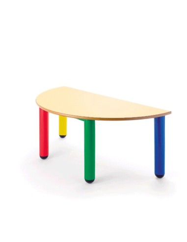 Mesa nido semicircular 110x55 cm. - 52 cm. de...