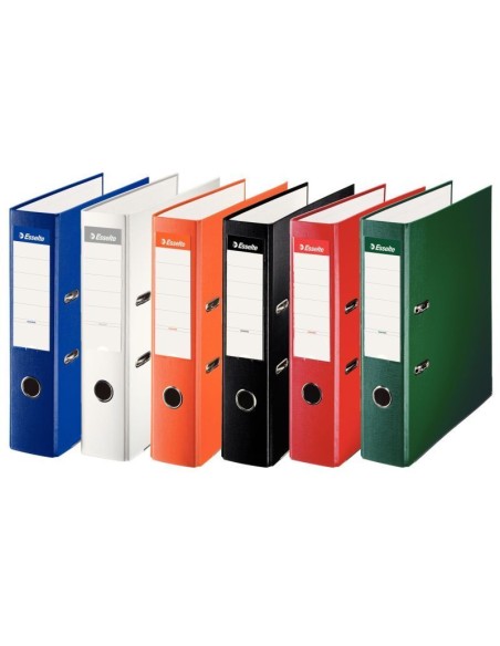 Archivador plástico Folio - Lomo 75 mm. Negro