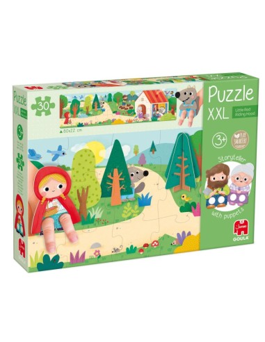 Puzle XXL caperucita roja - 30 piezas.