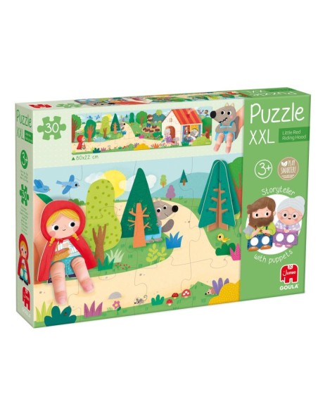 Puzle XXL caperucita roja - 30 piezas.