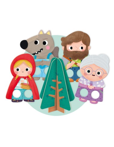 Puzle XXL caperucita roja - 30 piezas.