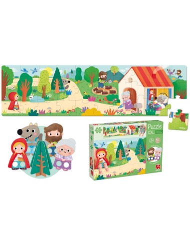 Puzle XXL caperucita roja 30 piezas. Goula