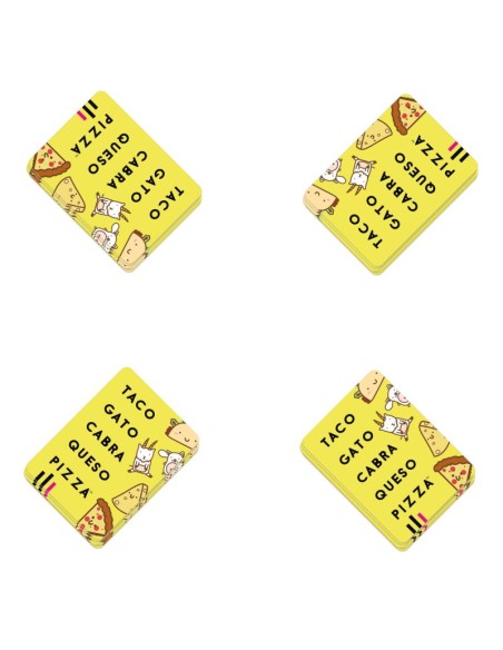 Taco, vuelta, cabra, queso, pizza