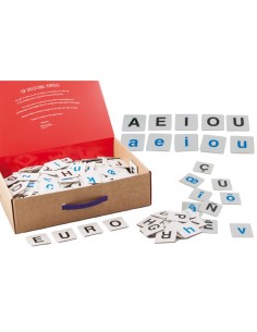 Abecedario cartón 216 piezas. Akros