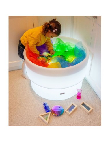 MESA DE LUZ AGUA 75CM DIÁMETRO