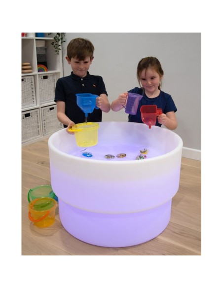 MESA DE LUZ AGUA 75CM DIÁMETRO