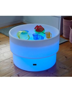 MESA DE LUZ AGUA 75CM DIÁMETRO