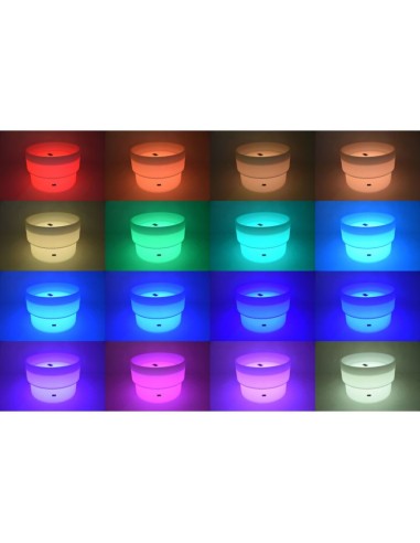 MESA DE LUZ AGUA 75CM DIÁMETRO