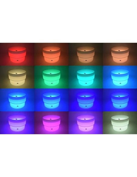 MESA DE LUZ AGUA 75CM DIÁMETRO