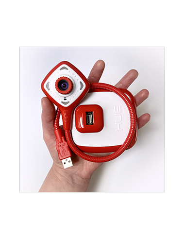 CÁMARA HUE HD PRO ROJO