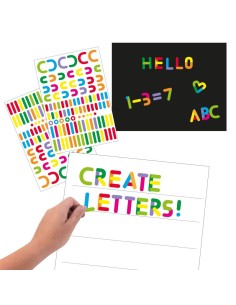 Pegatinas crea letras - 600 unidades 2