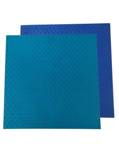 Plancha reversible azul oscuro/azul claro 100x100x2cm 2