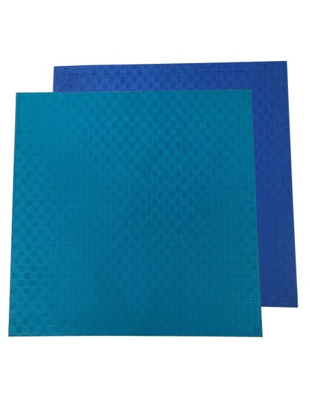 Plancha reversible azul oscuro/azul claro 100x100x2cm