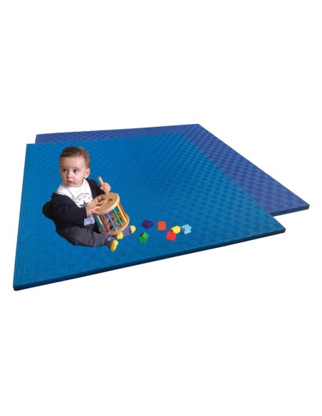 Plancha reversible azul oscuro/azul claro 100x100x2cm