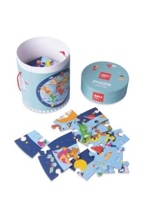 PUZZLE CIRCULAR MAPAMUNDI 48 PIEZAS 2