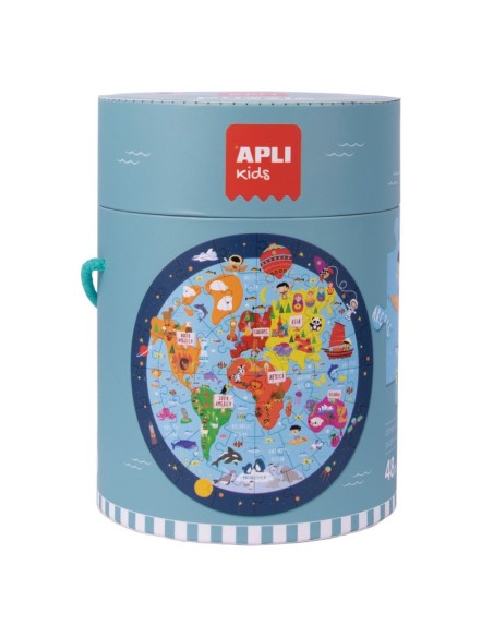 PUZZLE CIRCULAR MAPAMUNDI 48 PIEZAS
